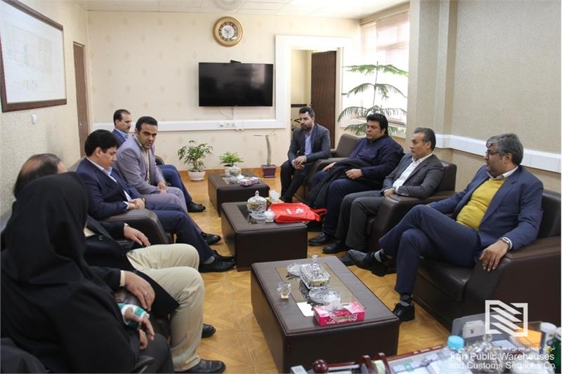 دیدار سرپرست شرکت انبارهای عمومی و خدمات گمرکی غرب با مدیرکل گمرک غرب