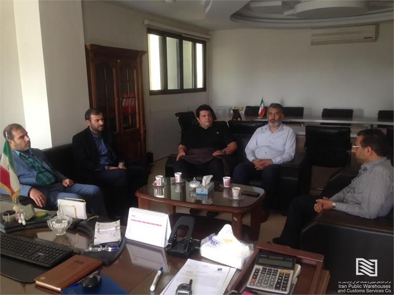 بازدید سرپرست شرکت انبارهای عمومی و خدمات گمرکی غرب در شعبه اراک و دیدار با مدیرکل گمرکات استان مرکزی