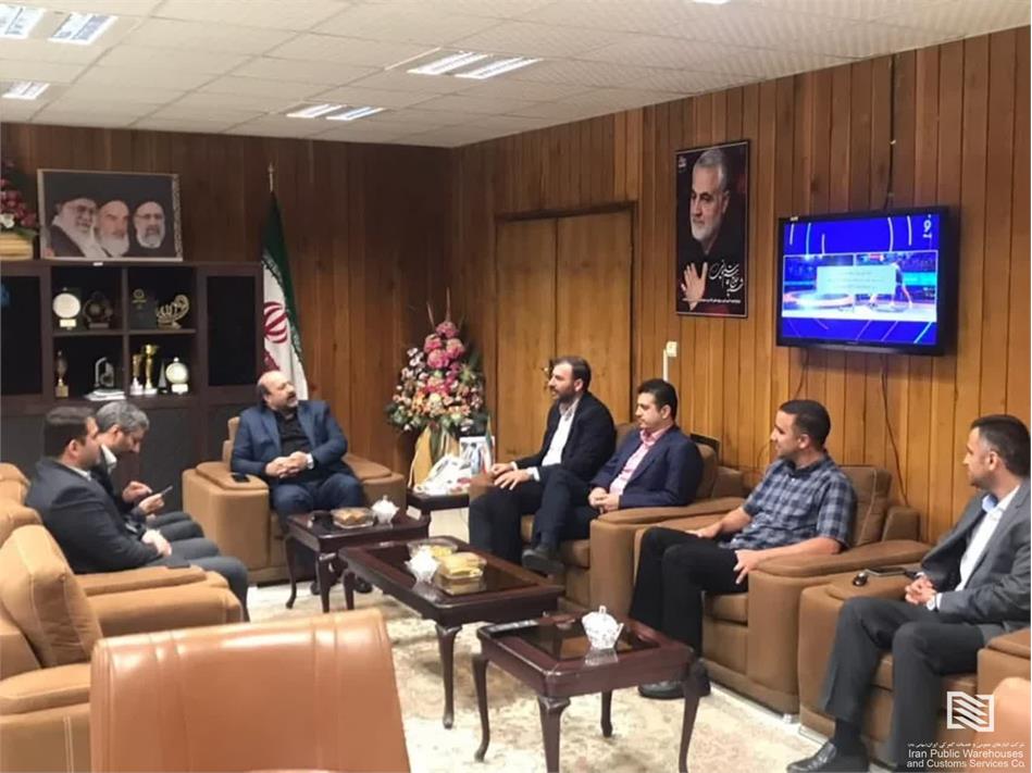حضور مدیرعامل شرکت انبارهای عمومی و خدمات گمرکی غرب و هیات همراه در استان ایلام