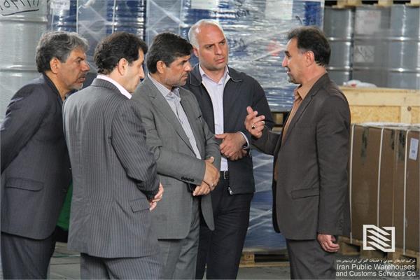 بازدید مدیرعامل شرکت انبارهای عمومی و خدمات گمرکی ایران از شرکت انبارهای عمومی غرب