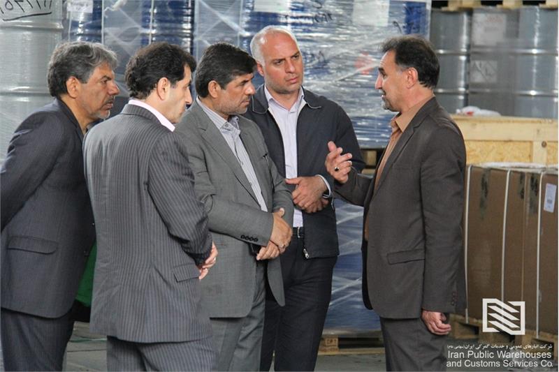 بازدید مدیرعامل شرکت انبارهای عمومی و خدمات گمرکی ایران از شرکت انبارهای عمومی غرب